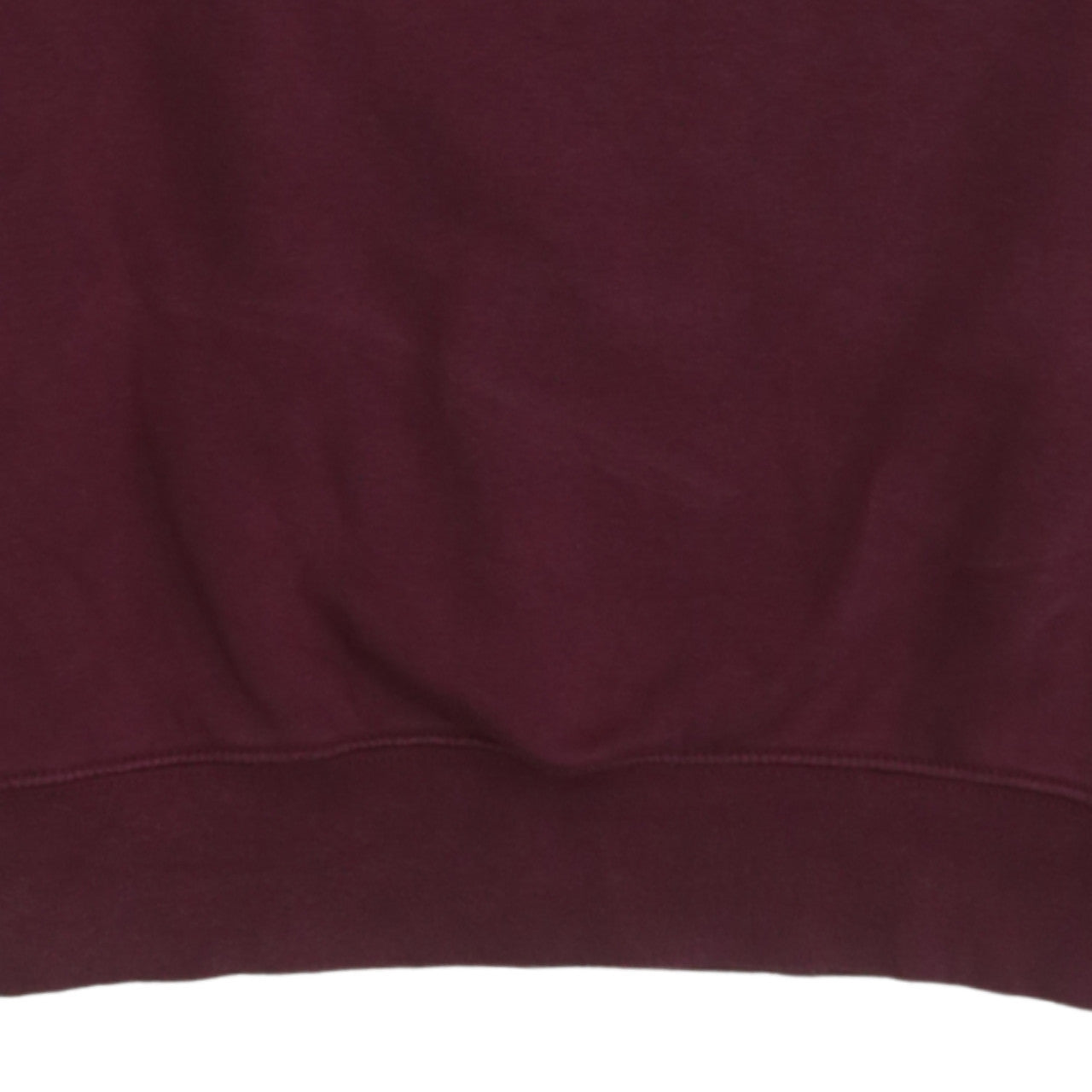 Nike Men Red Crew Neck Long Sleeve Fleece Sweatshirt Size S