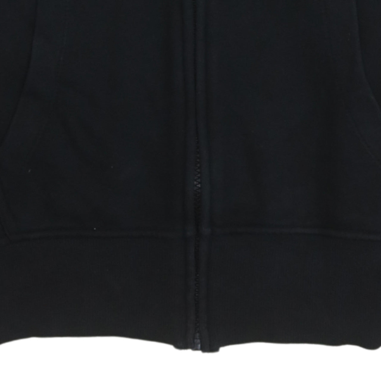 Tommy Hilfiger Men's Black Full Zip Hoodie Size M Logo Sleeve