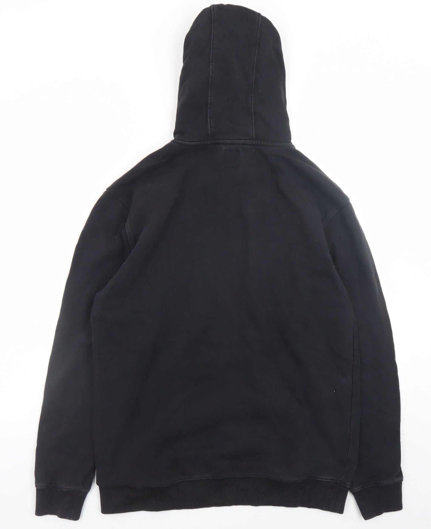 Vans Mens Black Pullover Hoodie Medium Camouflage Logo Fleece