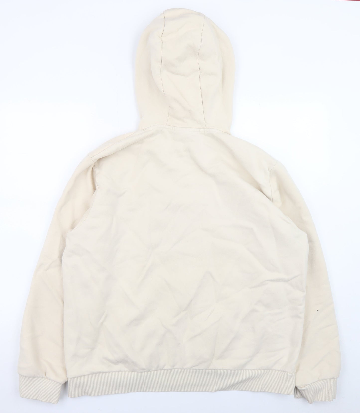 Ellesse Women's Beige Hoodie UK 18 Pullover Hooded Sweatshirt