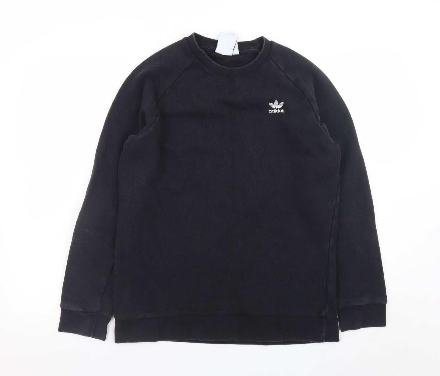 Adidas Men's Black Crew Neck Pullover Sweatshirt Size M