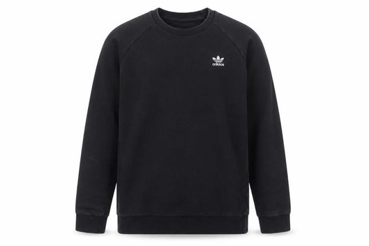 Adidas Men's Black Crew Neck Pullover Sweatshirt Size M