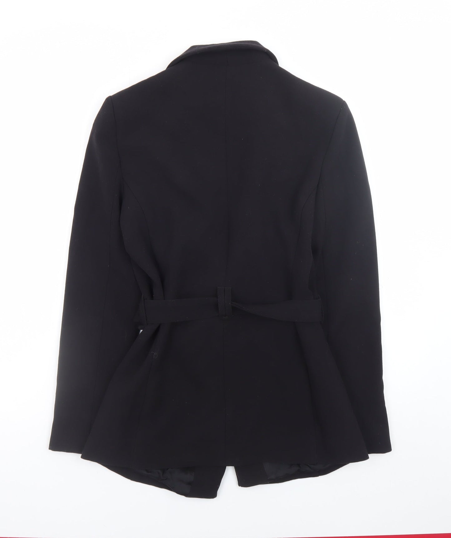 Atterley Women's Black Belted Blazer UK 10 Regular Fit