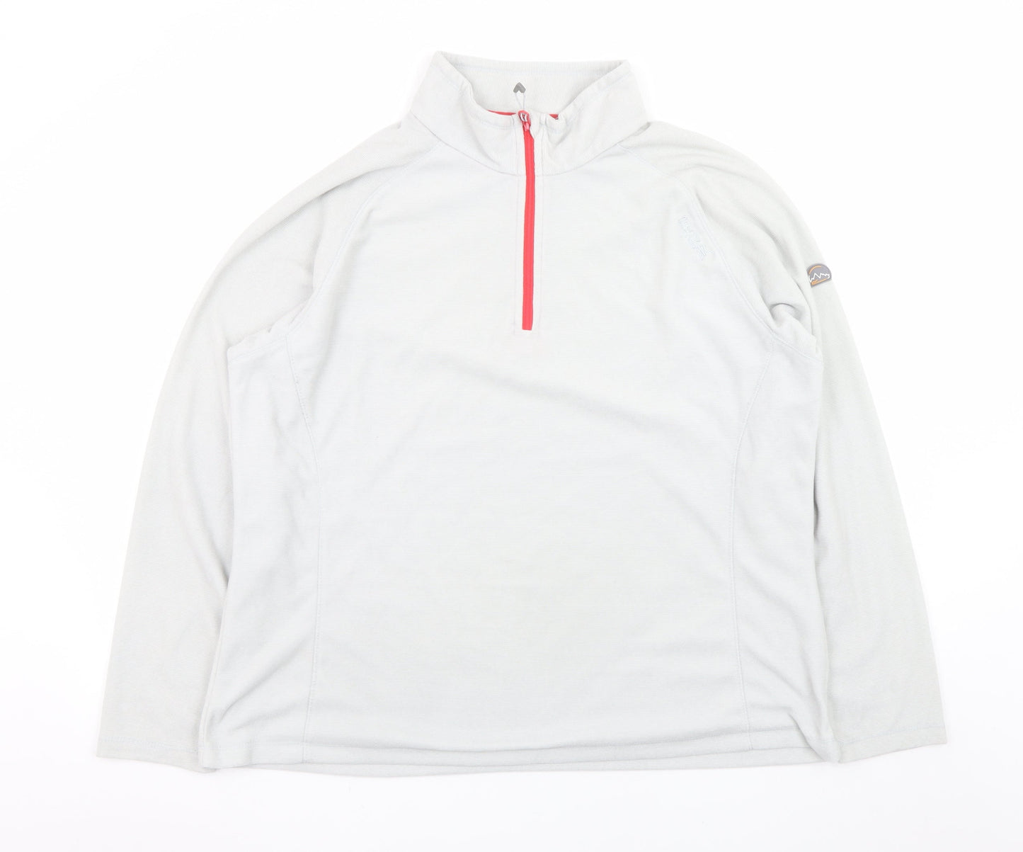 Regatta Women’s Grey 1/4 Zip Fleece Sweatshirt UK 20 Polyester Outdoor Top