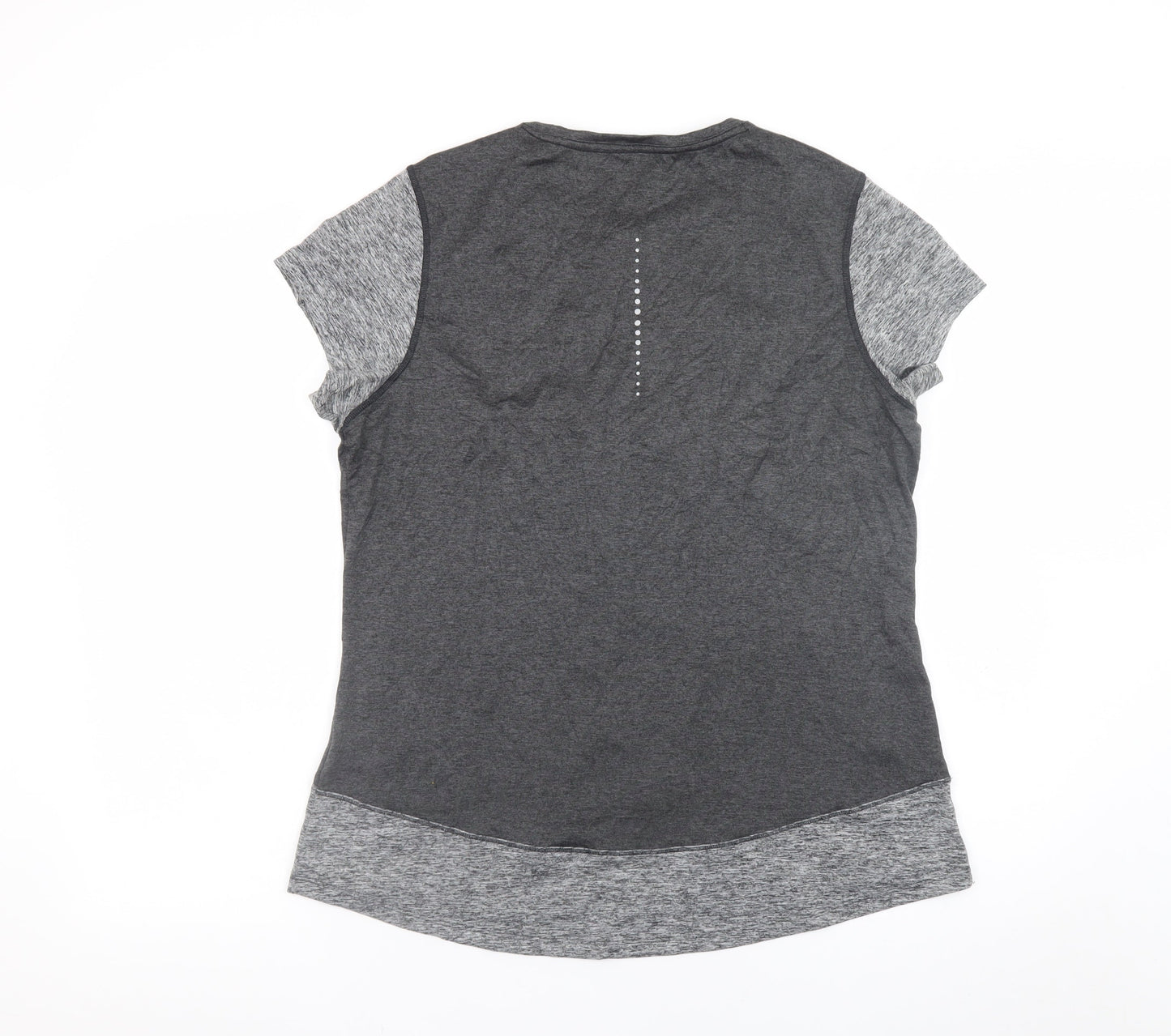 Marks and Spencer Women’s Grey Colourblock Sports T-Shirt Size 16