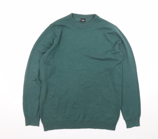 Cotton Traders Men’s Green Crew Neck Pullover Jumper Size S
