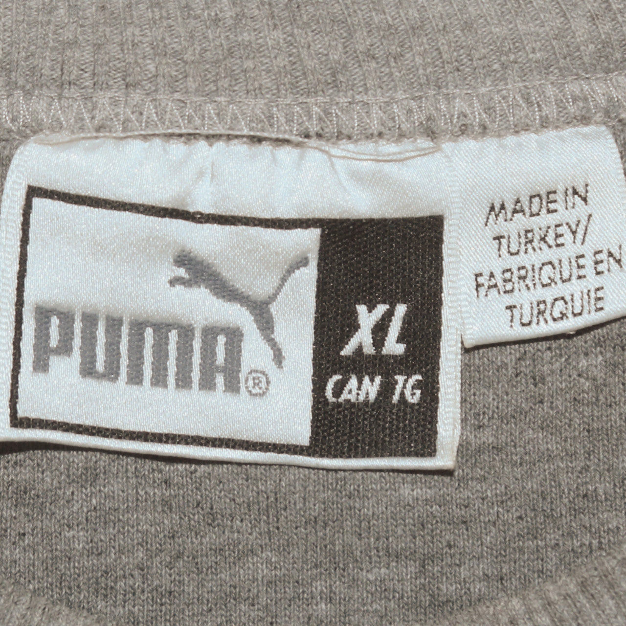 Puma Mens Grey XL Pullover Sweatshirt Crew Neck Sportswear