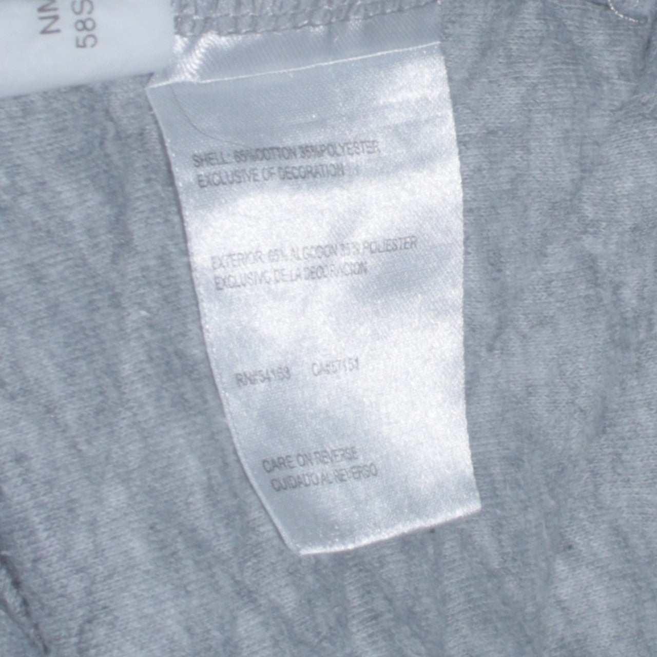 NFL Team Apparel Grey Henley Sweatshirt Unisex Adults L Collared Logo