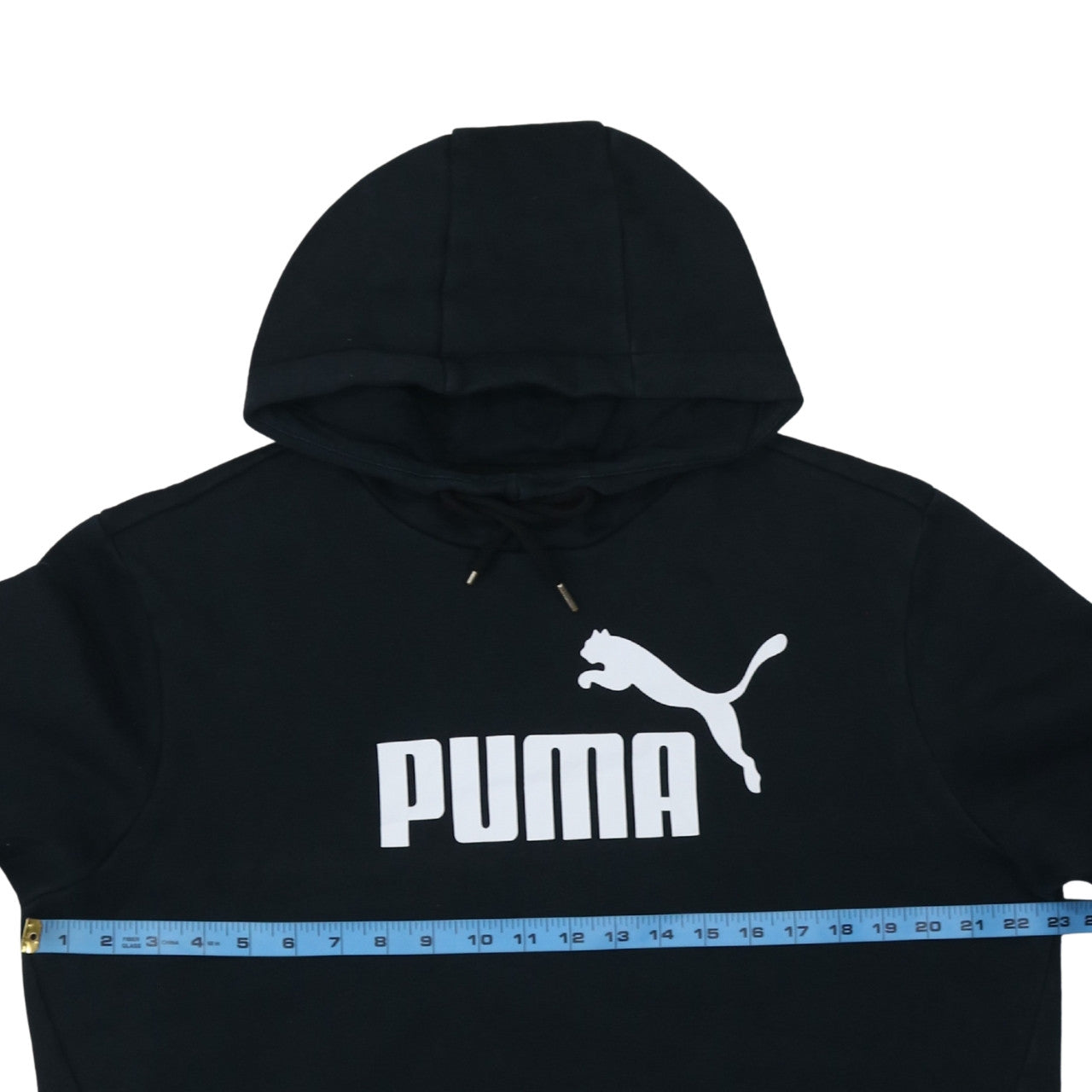 Puma Men's Black Pullover Hoodie L Graphic Sports Fleece