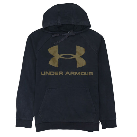 Under Armour Men's Black Pullover Hoodie Medium Sports Fleece