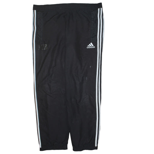 Adidas Men's Black L Track Pants Jogger Trousers Breathable Elastic Waist