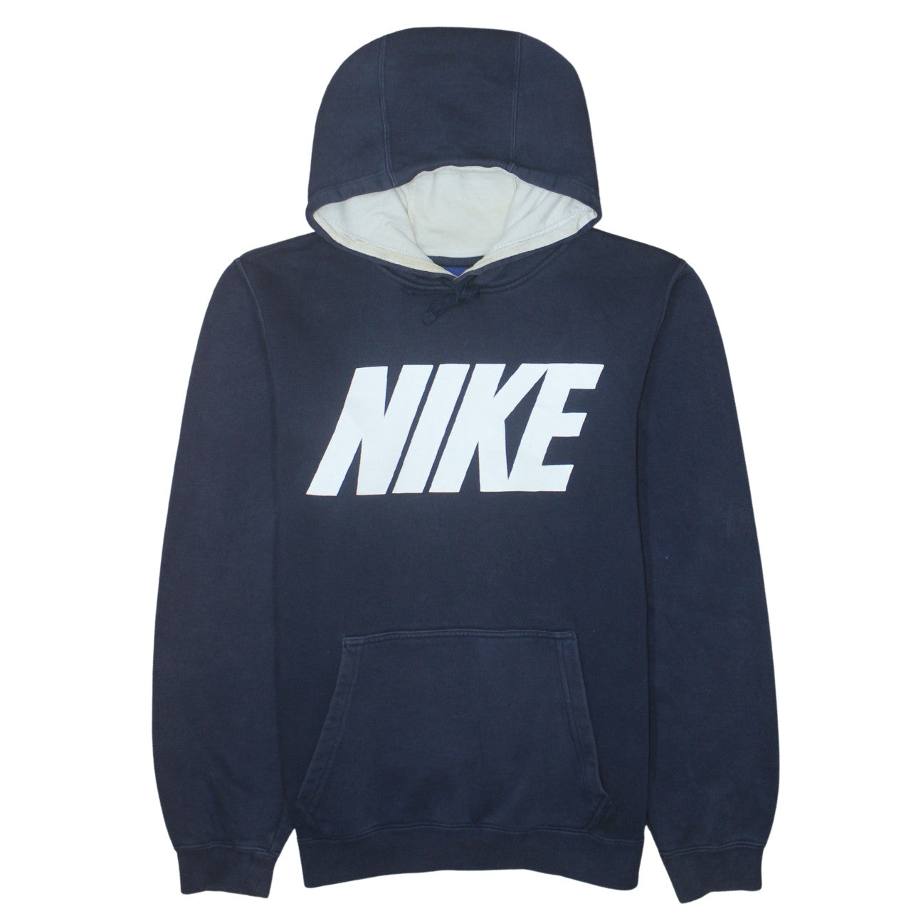 Nike Mens Blue S Pullover Hoodie Fleece Logo Sweatshirt