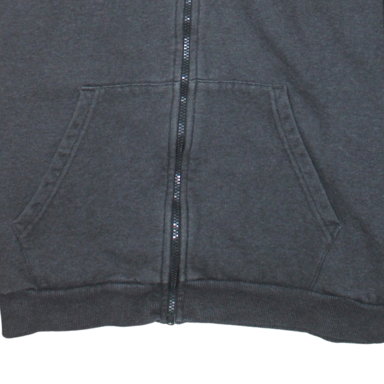 Puma Men’s Grey Full Zip Hoodie 2XL Regular Fit Fleece Sweatshirt