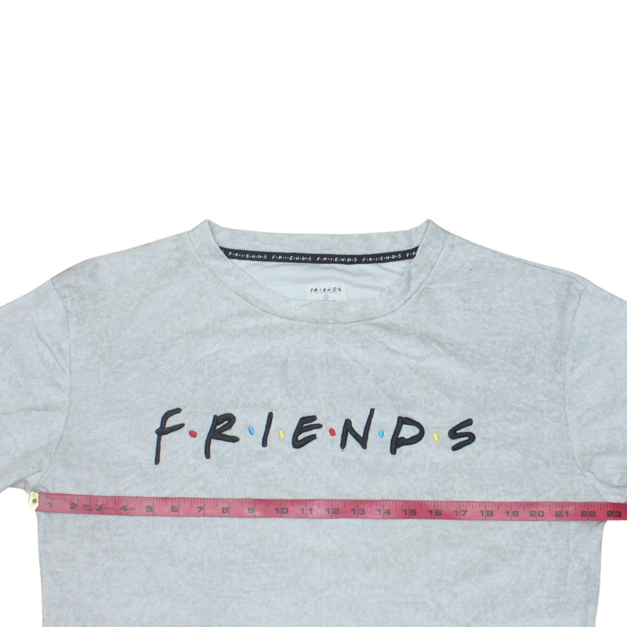 Primark Women Grey Friends Long Sleeve T-Shirt Nightshirt L