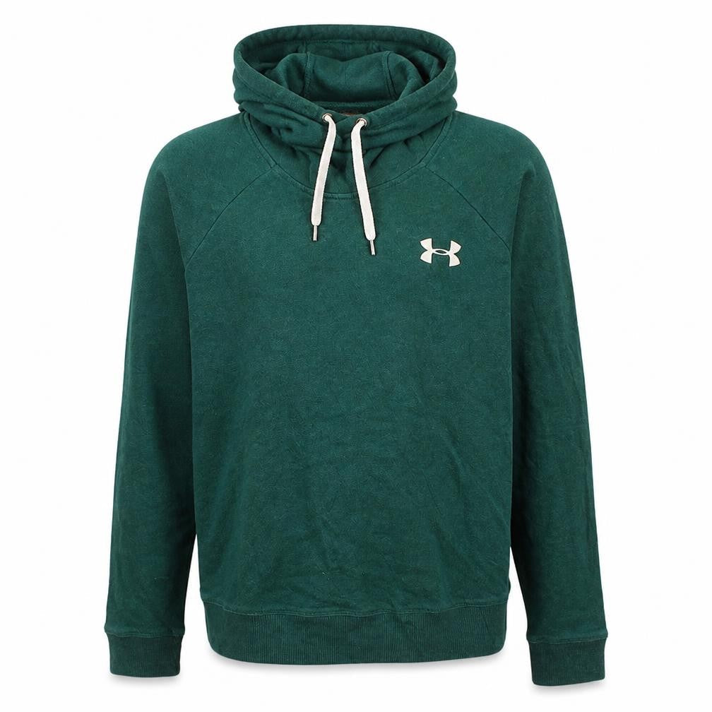 Under Armour Men's Green Pullover Hoodie Size L Sports Fleece