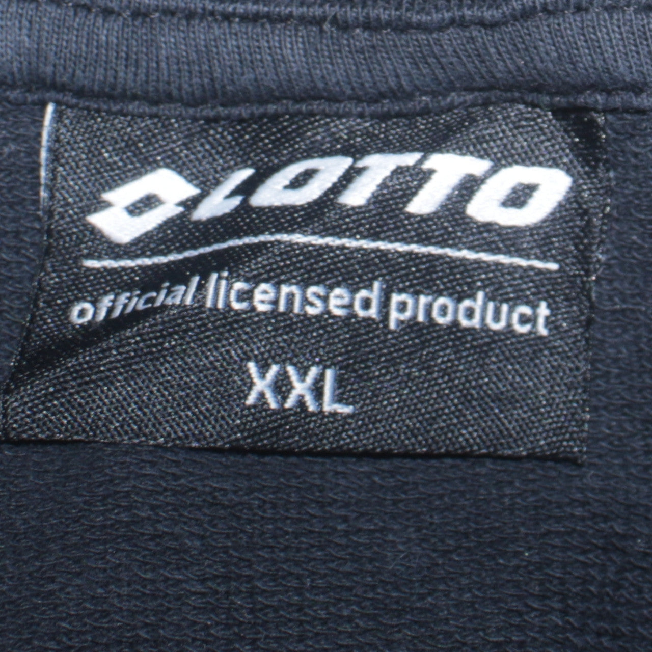 Lotto Men's Black 2XL Full Zip Hoodie Cotton Sweatshirt
