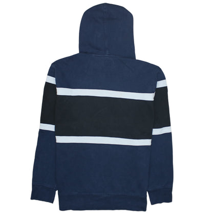 Brand and care label for Levi's Men's Blue L Pullover Hoodie Logo Graphic Sweatshirt