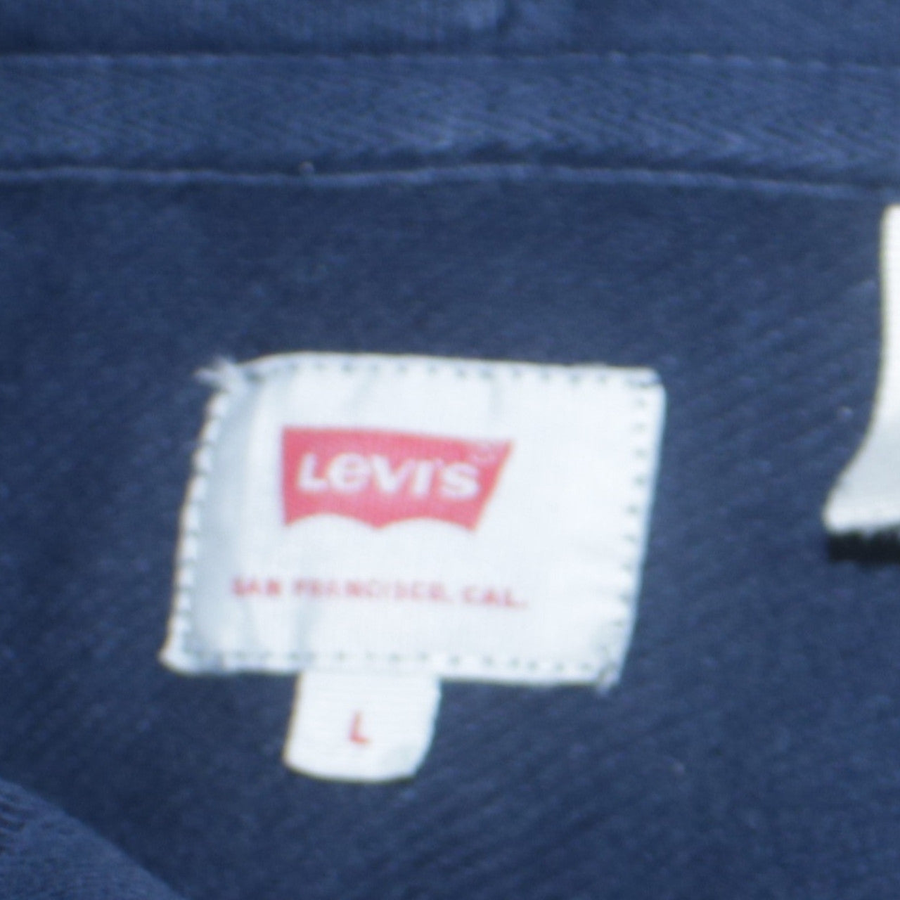 Levi's Men's Blue L Pullover Hoodie Logo Graphic Sweatshirt