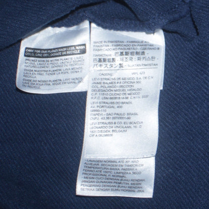 Additional view of Levi's Men's Blue L Pullover Hoodie Logo Graphic Sweatshirt