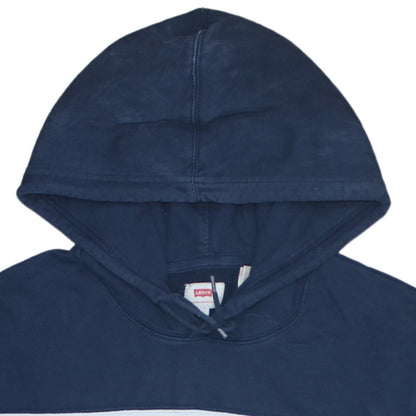 Additional view of Levi's Men's Blue L Pullover Hoodie Logo Graphic Sweatshirt