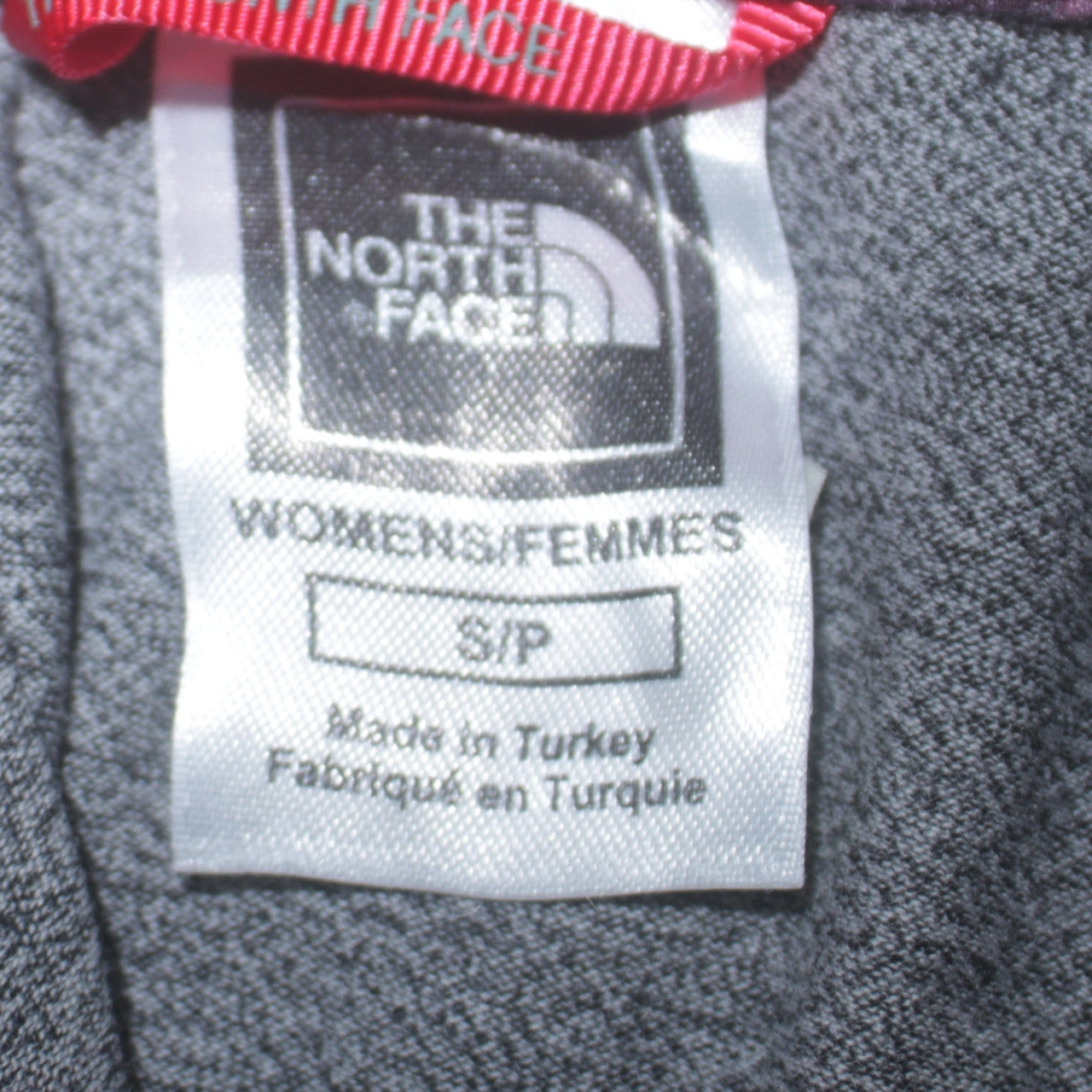 The North Face Womens Black Grey Crew Neck Colourblock T-Shirt S