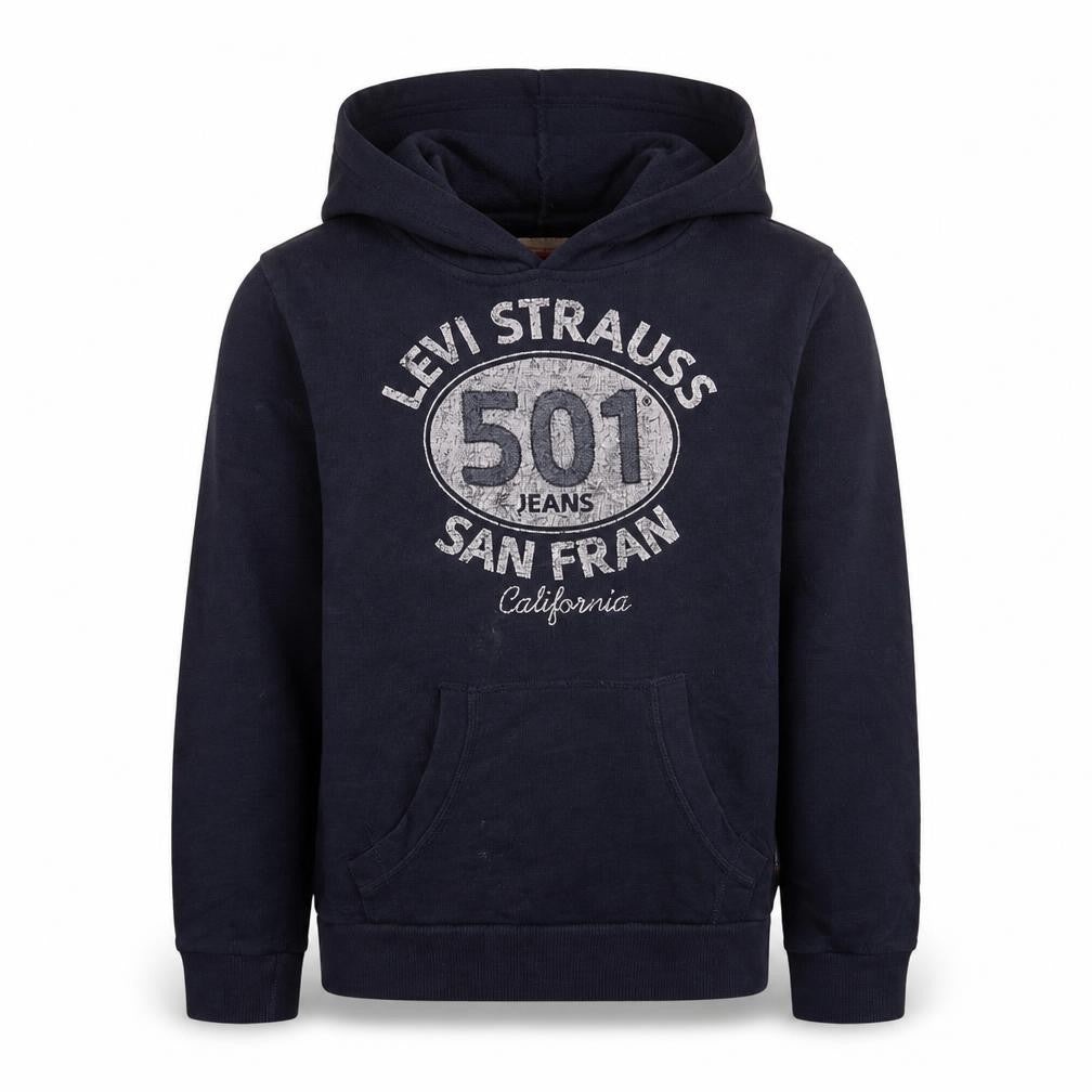 Levi's Boys Blue Graphic Pullover Hoodie Size 12 Years