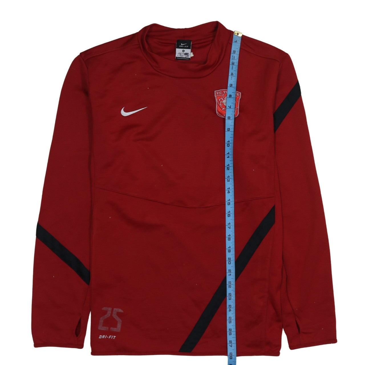 Nike Men's Red FC Twente Dri-Fit Pullover Sweatshirt XL Athletic Fit