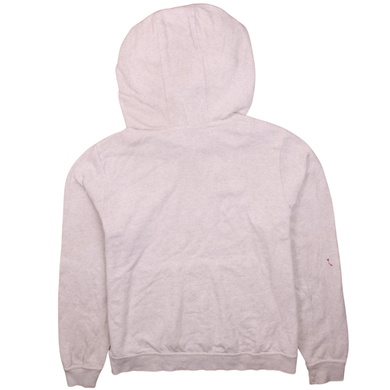 Nike Women Beige Pullover Hoodie Medium Cotton Blend Logo