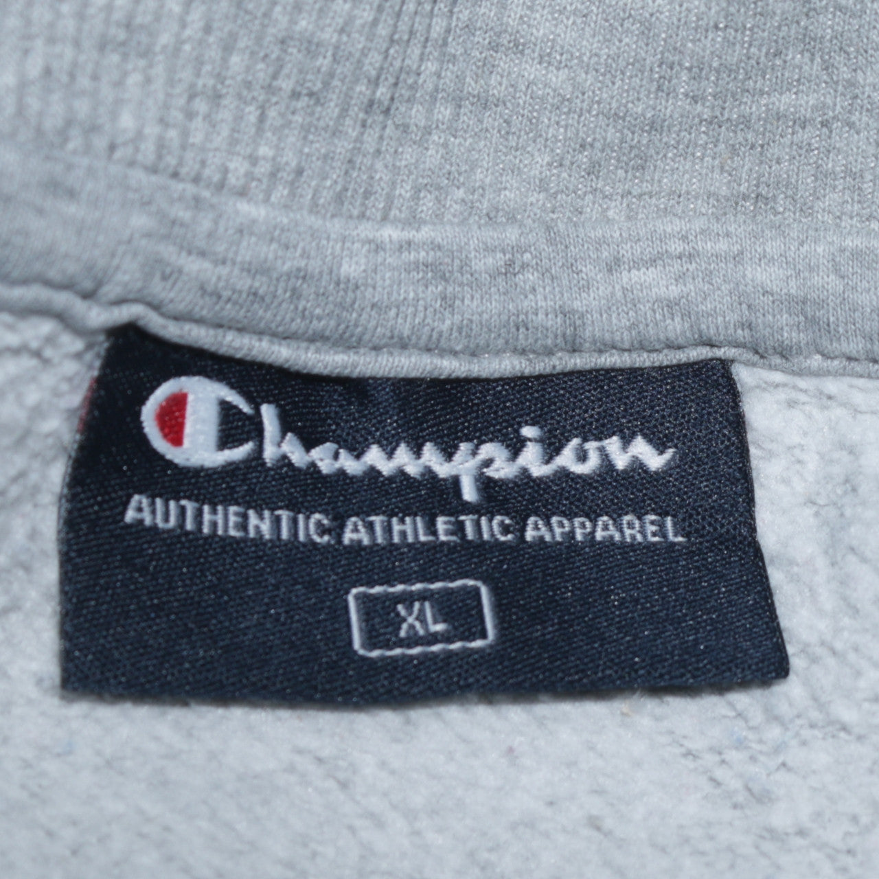 Champion Men's Grey XL Track Jacket Full Zip Fleece Activewear