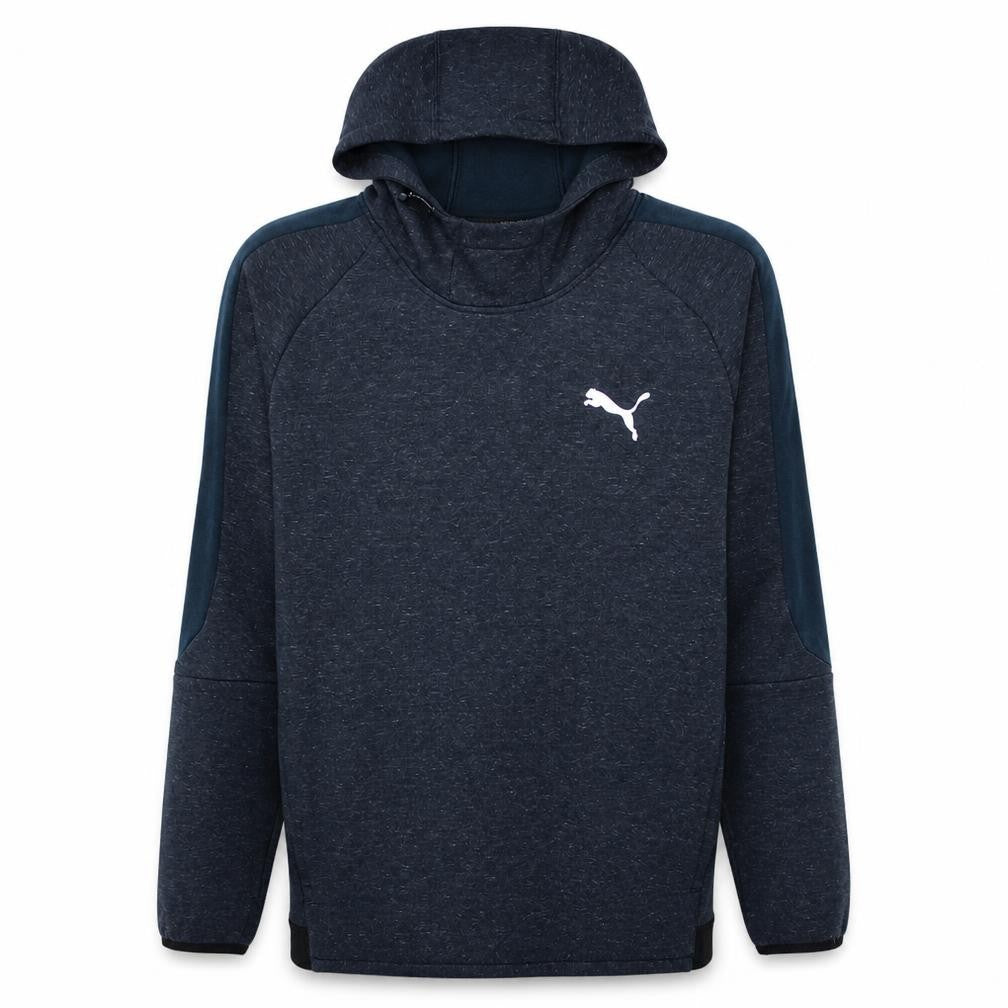 Puma Men's Blue XL Hooded Track Jacket with Reflective Logo