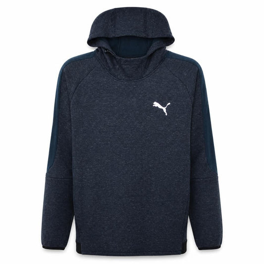 Puma Men's Blue XL Hooded Track Jacket with Reflective Logo