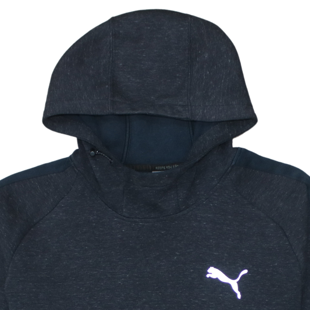 Puma Men's Blue XL Hooded Track Jacket with Reflective Logo