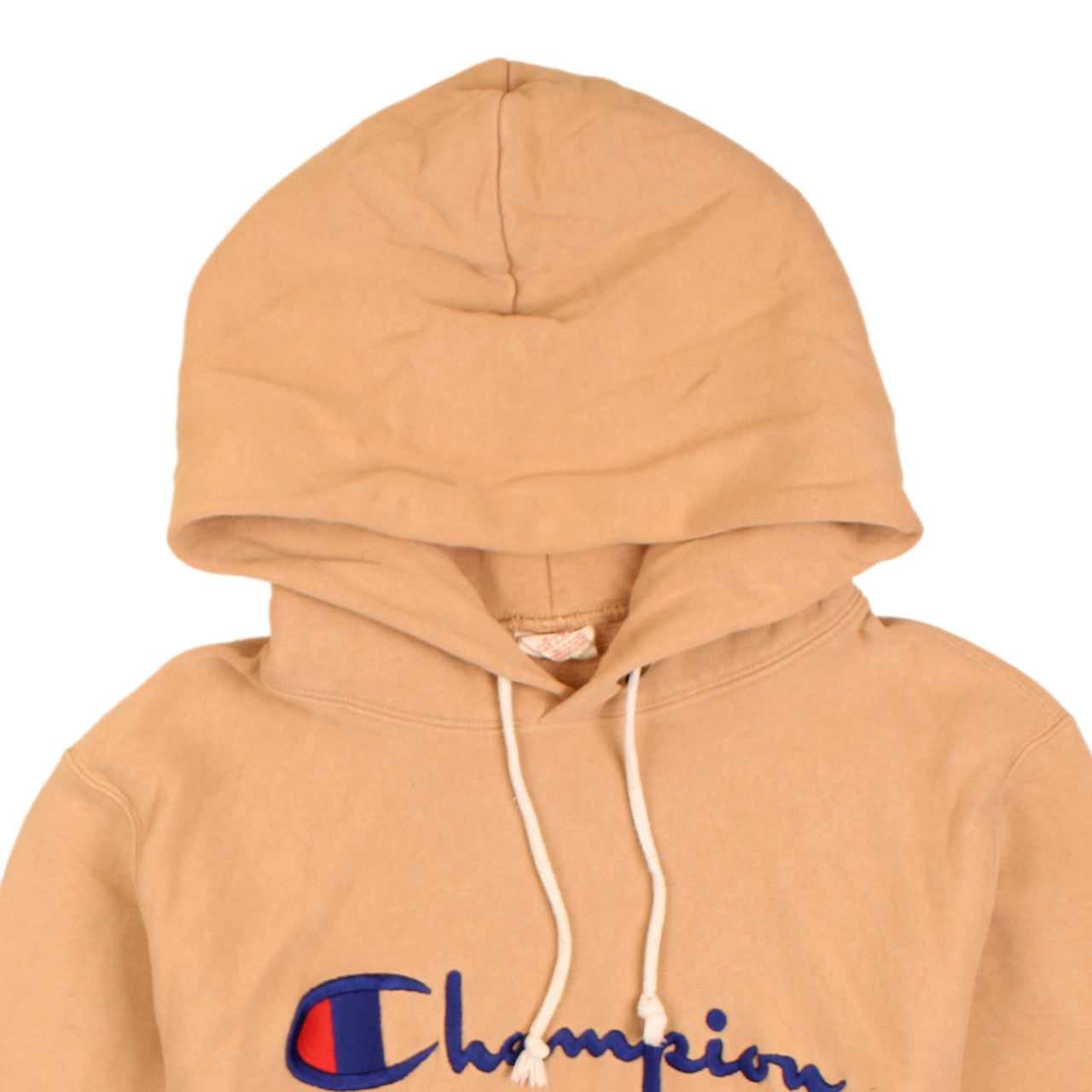 Champion Men's Beige Reverse Weave Pullover Hoodie Size L