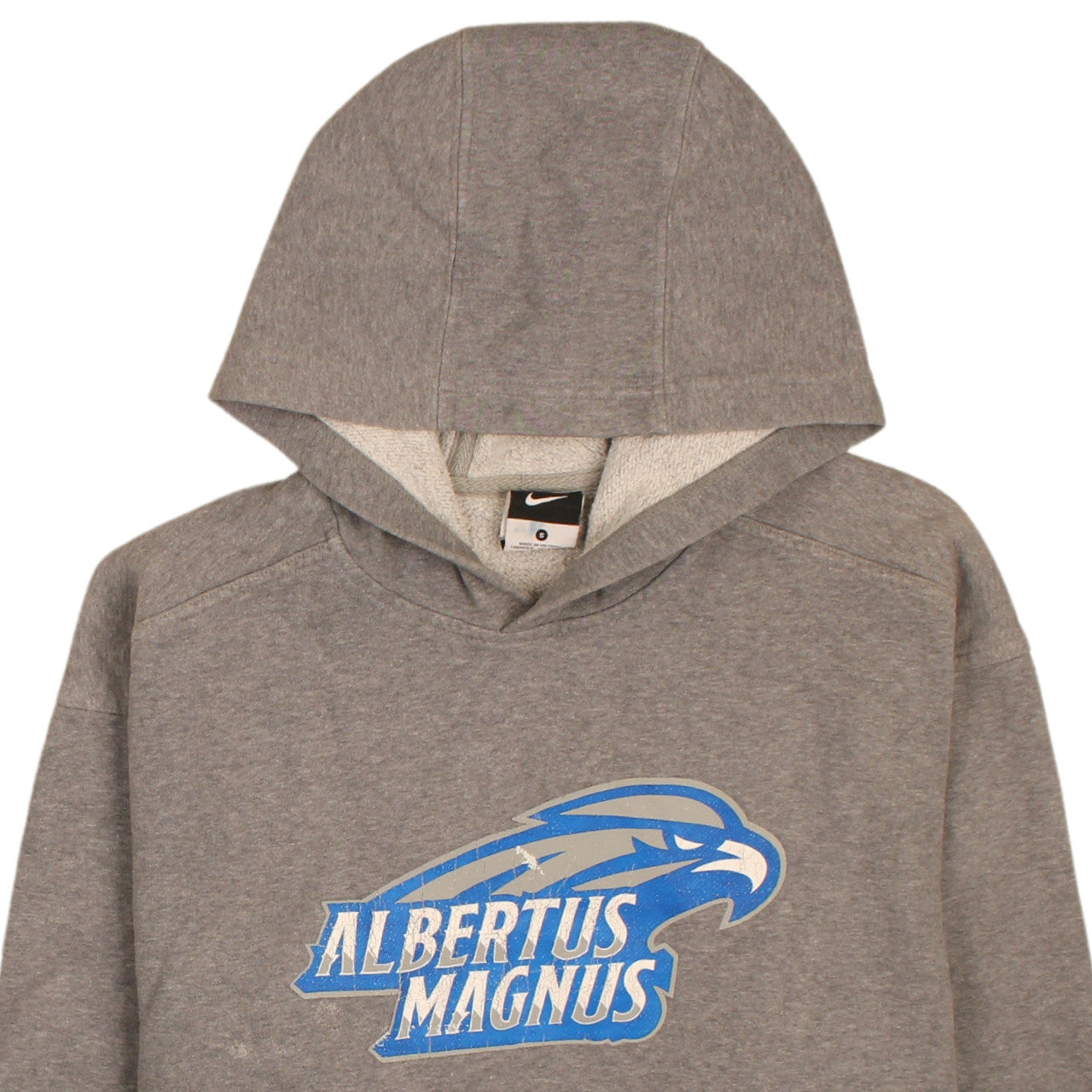 Nike Mens Grey Albertus Magnus Pullover Hoodie Size S