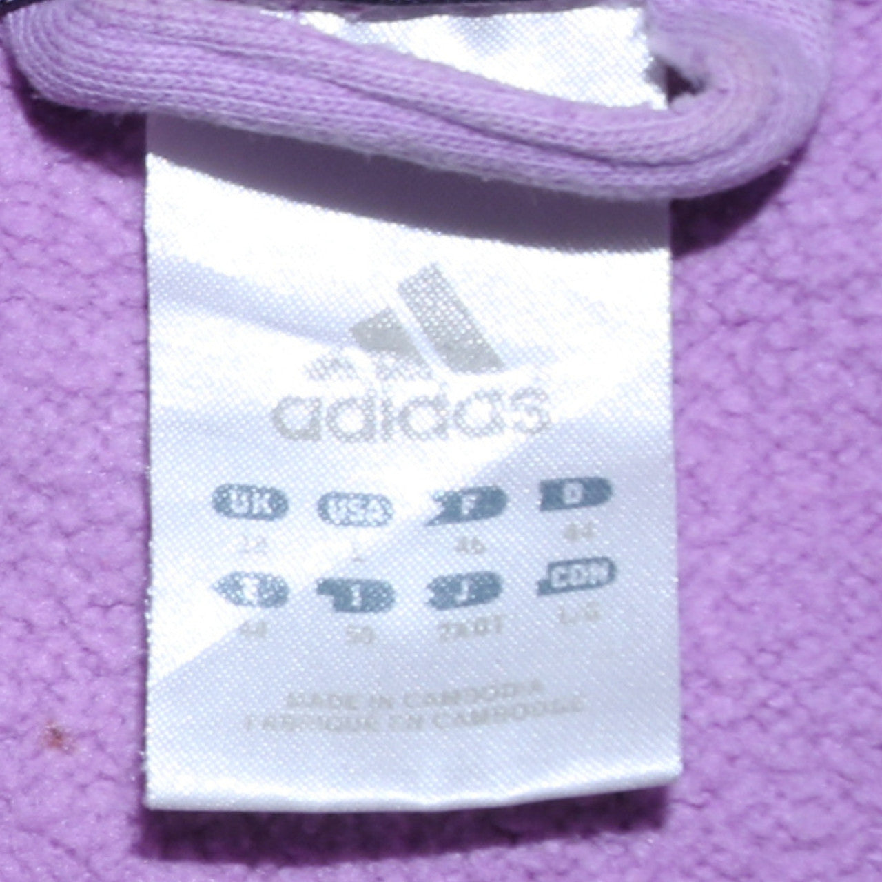Adidas Women’s Pink Pullover Hoodie Size 12 Hooded Sweatshirt