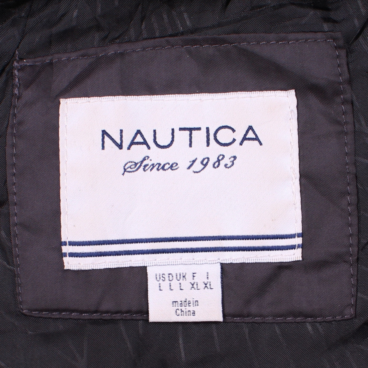 Nautica Men's Black L Hooded Long Puffer Coat Winter Warm