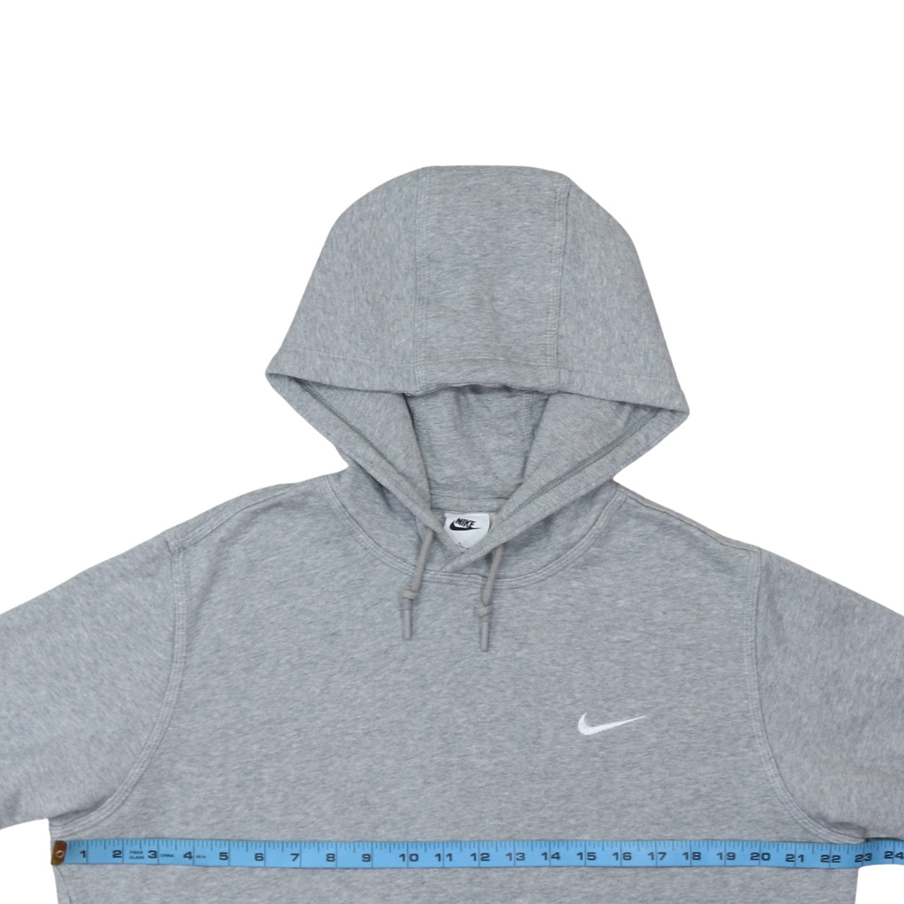 Nike Men's Grey Pullover Hoodie Size L Regular Fit Fleece