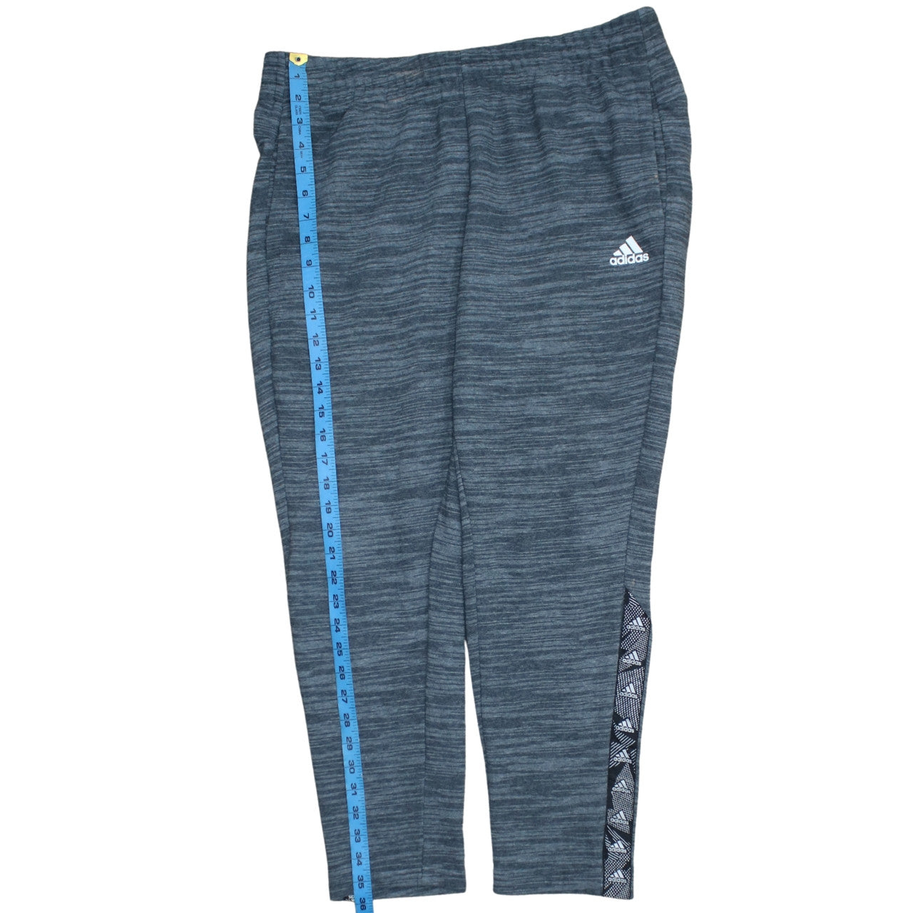 adidas Women’s Blue Jogger Trousers Size L Elastic Waist Activewear