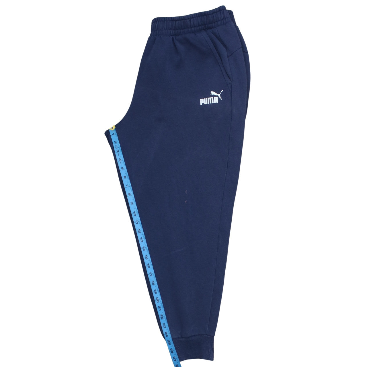 Puma Men's Blue 2XL Fleece Jogger Sweatpants with Pockets