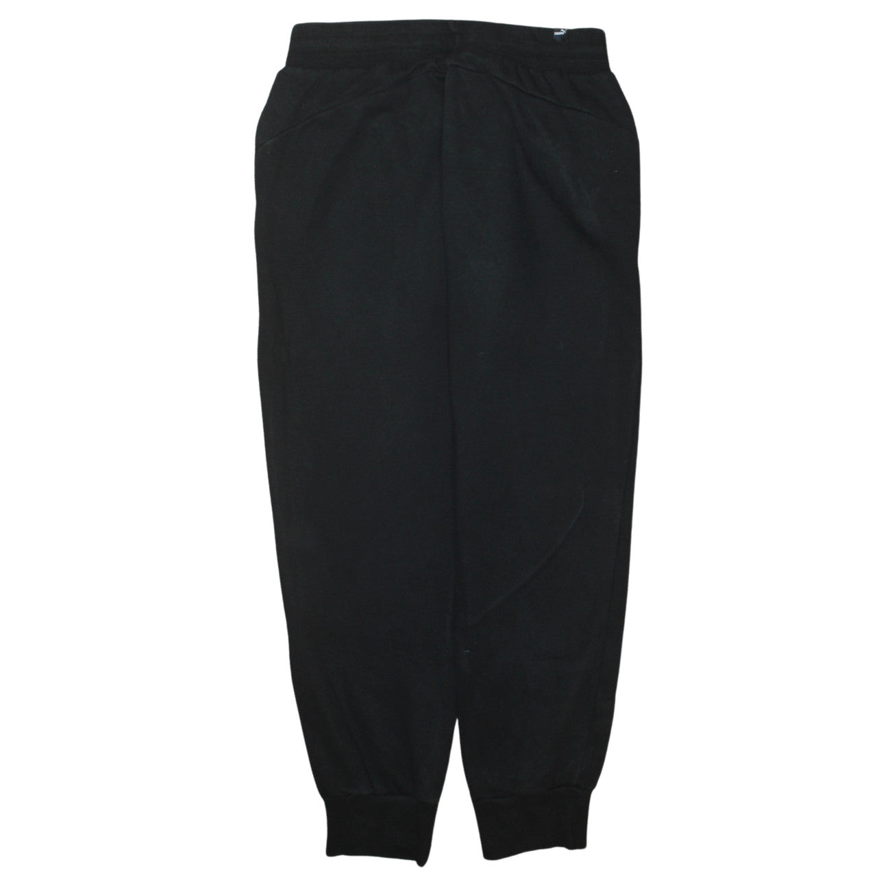 Puma Men's Black Small Regular Fit Jogger Fleece Sweatpants