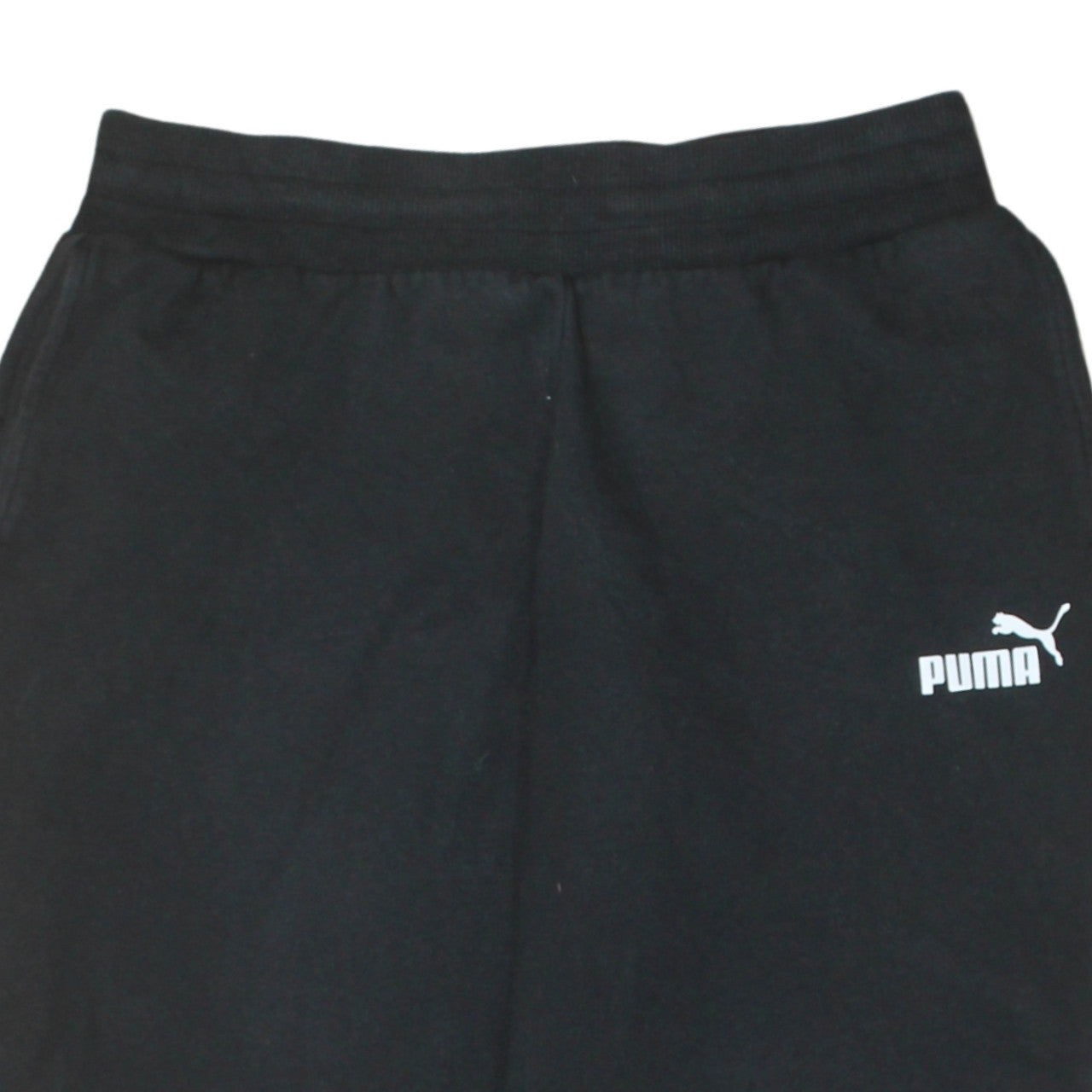 Puma Men's Black Small Regular Fit Jogger Fleece Sweatpants