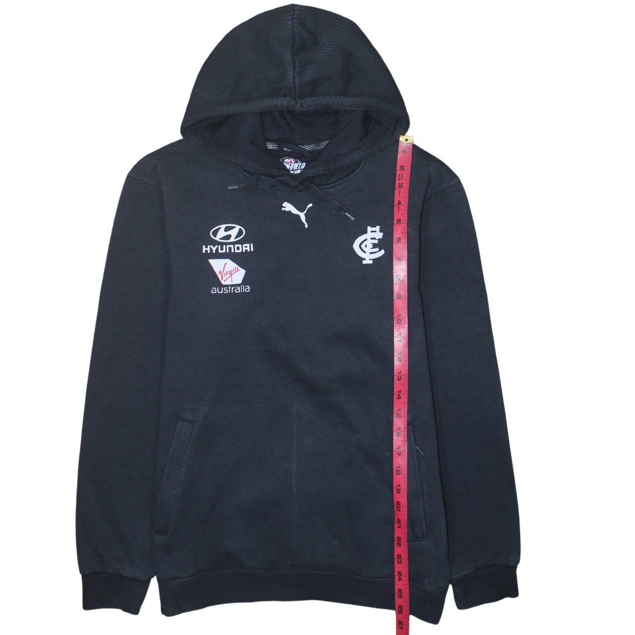Puma AFL On-Field Team Gear Men's Black Hoodie Size M