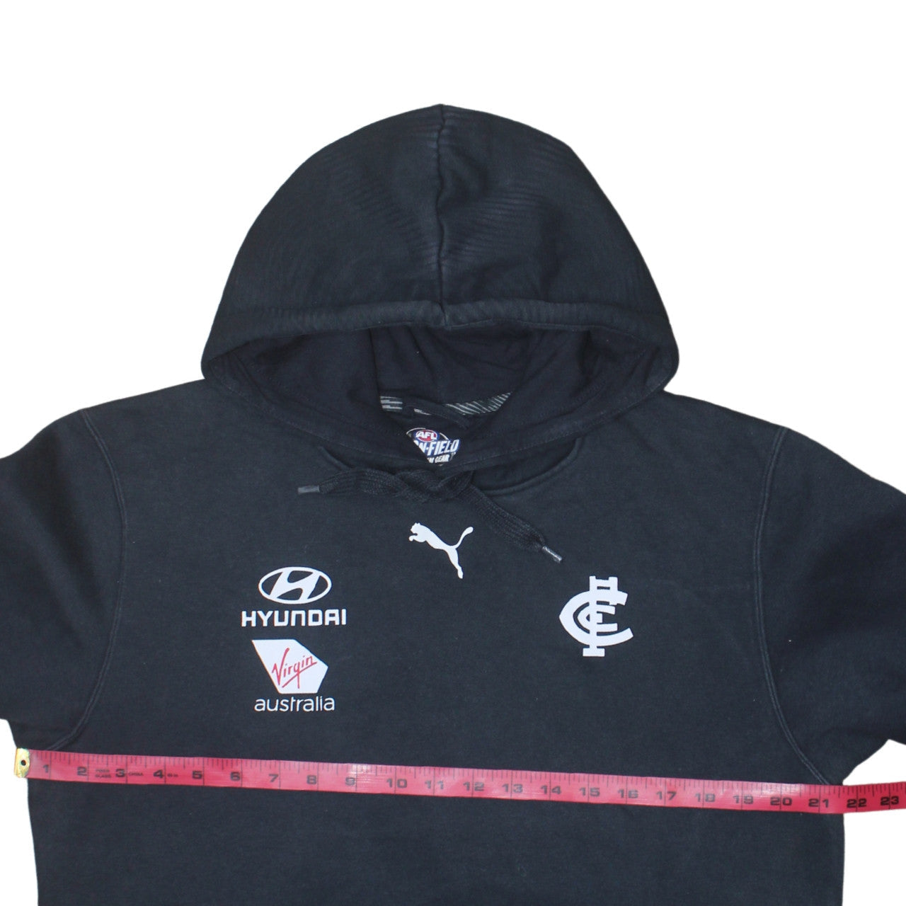 Puma AFL On-Field Team Gear Men's Black Hoodie Size M