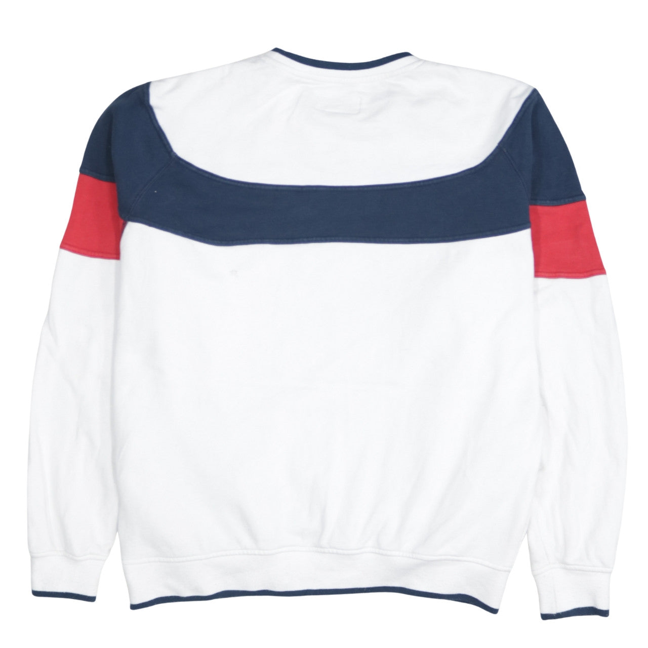 Diamond Supply Co. Men's White Navy Red Colour Block Sweatshirt M