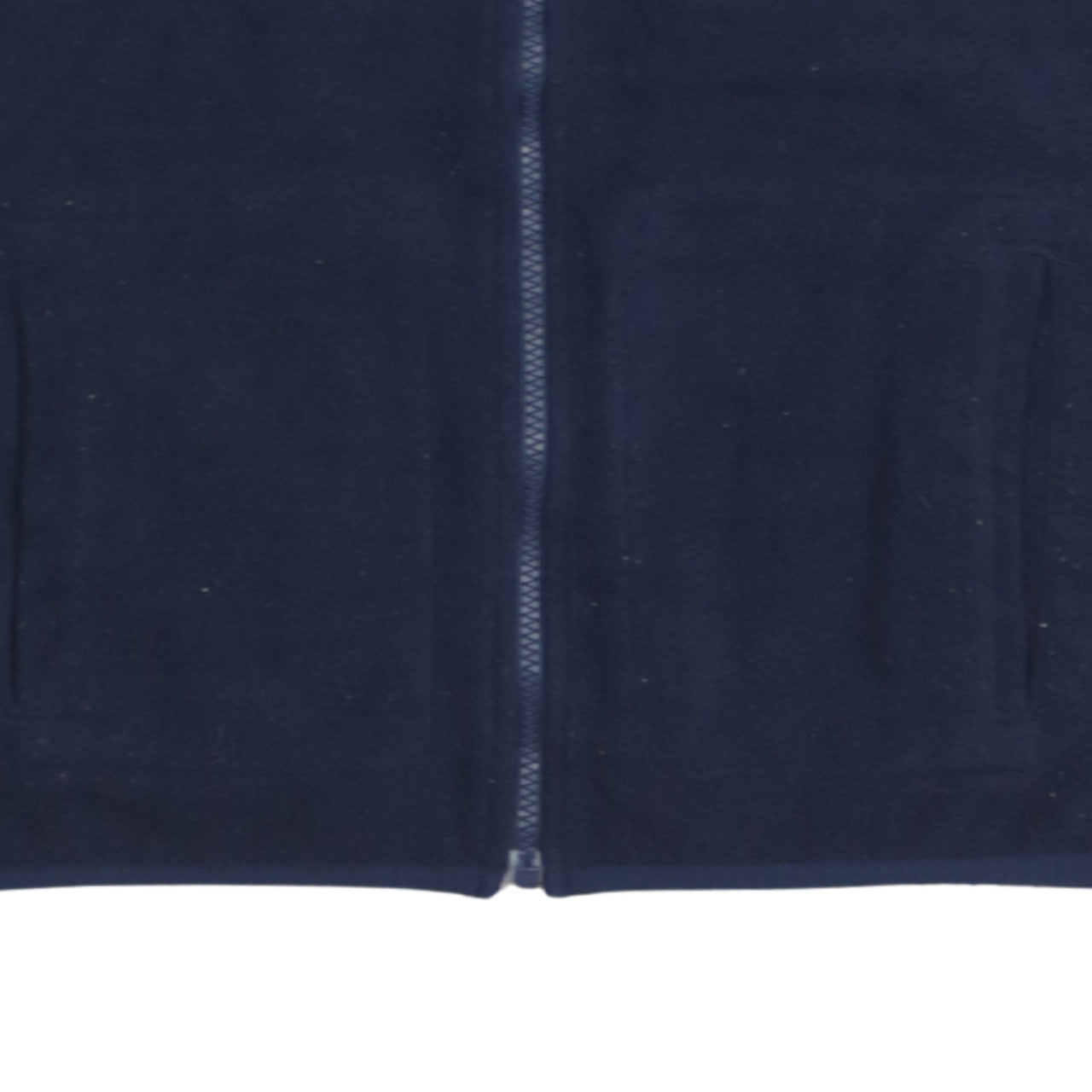 GAP Women’s Blue Fleece Waistcoat L Full Zip Sleeveless Casual Vest