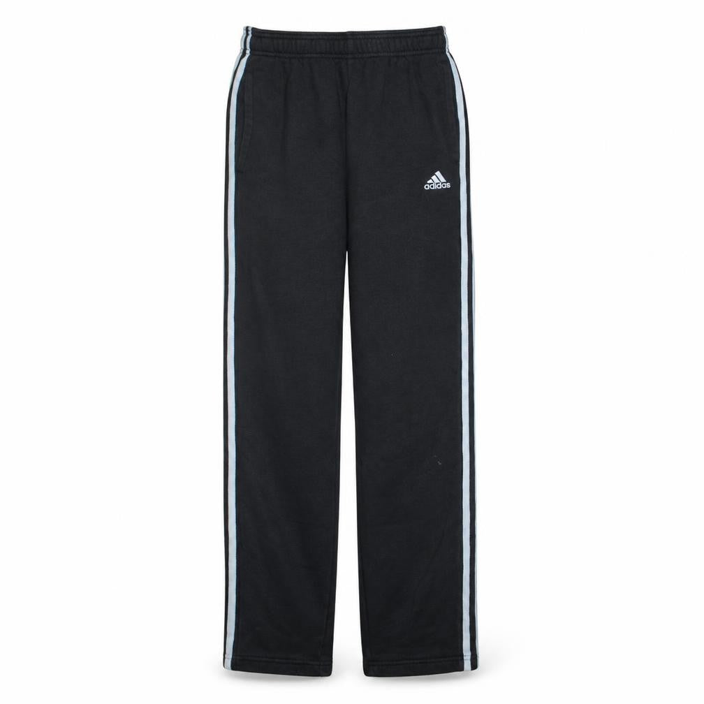 Adidas Men’s Black Track Pants S Regular Fit Athletic Trousers