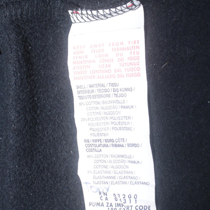Additional view of Puma boys’ black crew neck graphic logo pullover sweatshirt 14 years