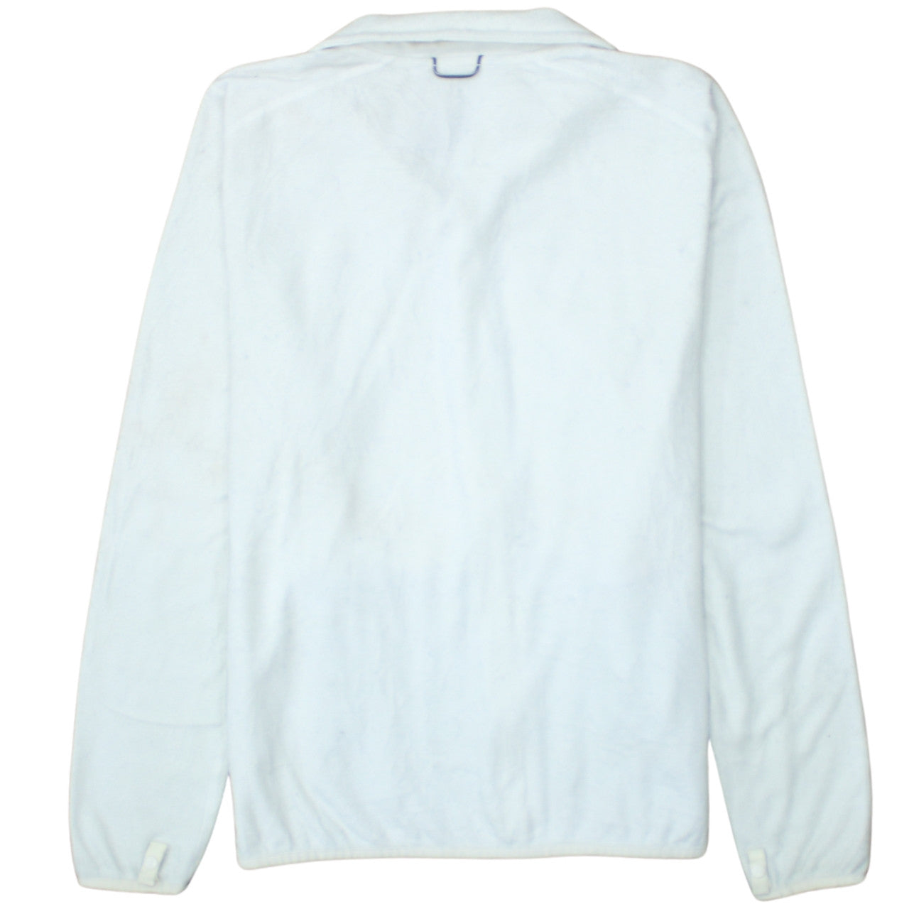 The North Face Womens White Fleece Full Zip Hoodie Size L