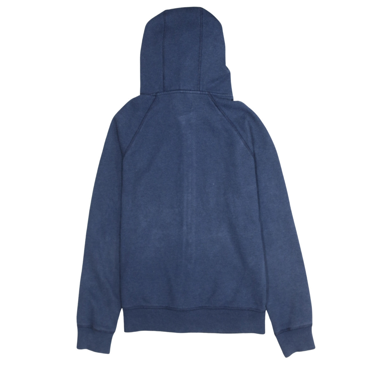 Adidas Originals Women's Blue Full Zip Hoodie UK 12 Cotton Blend