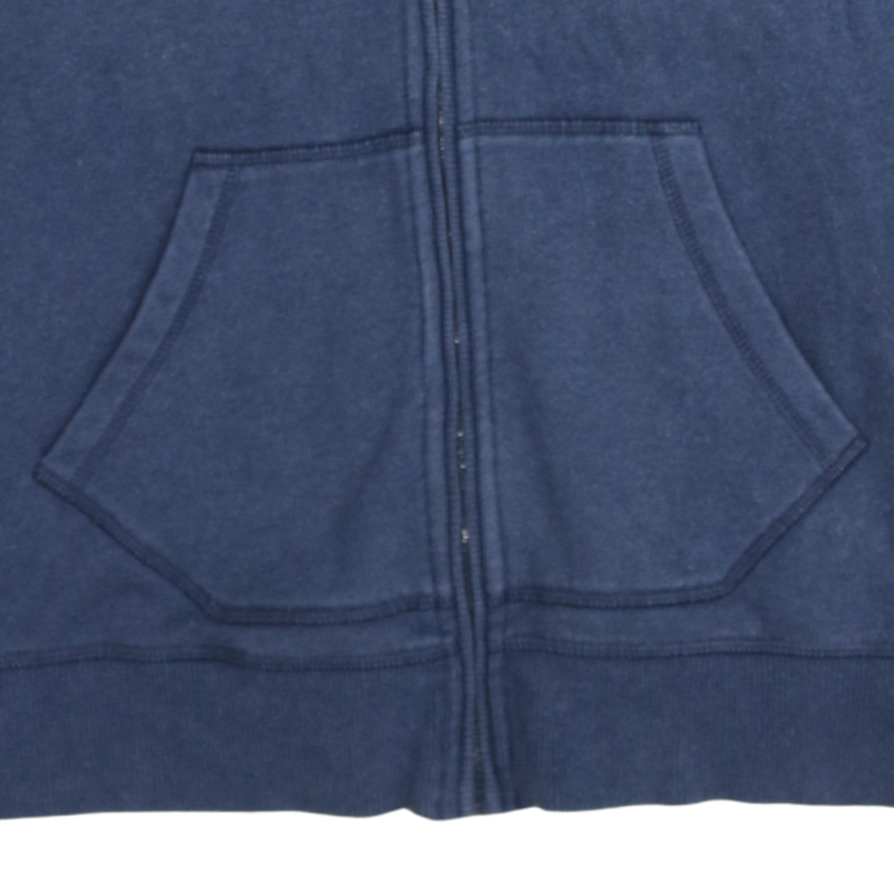 Adidas Originals Women's Blue Full Zip Hoodie UK 12 Cotton Blend